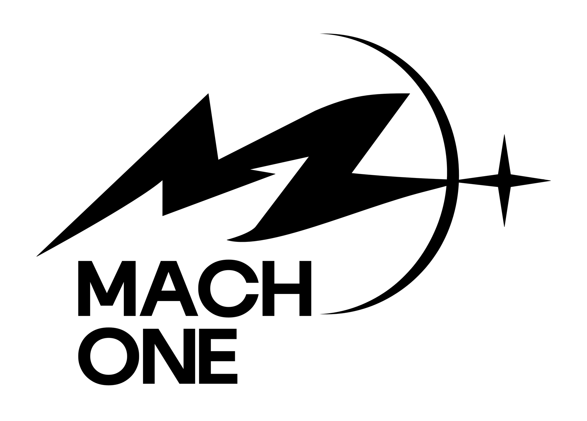 Logo Mach One Preta